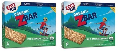 Clif Kid Organic Z Bar Iced Oatmeal Cookie 2 Box Pack