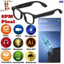 Smart Glasses Smart AI Bluetooth Call Glasses Recording Videos Headset