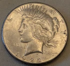 1922 Peace Silver Dollar | Philadelphia Mint | XF/AU | Original Luster