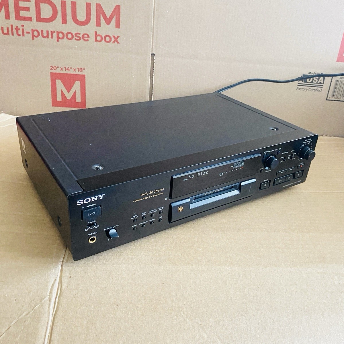 Sony MDS-JB920 | MD Player Recorder Minidisc Black eBay Mds-Jb920