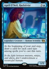 x1 April O'Neil, Hacktivist (0029) - Foil R MTG Teenage Mutant Ninja Turtles M/N