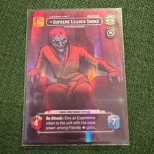 Supreme Leader Snoke Showcase Foil Star Wars Unlimited Legends of The Force 1010