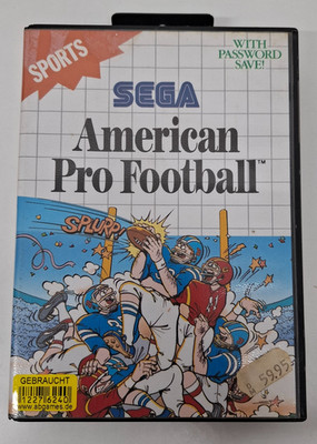 American Pro Football - Sega Master System Spiel - OVP mit Anleitung - 12276240