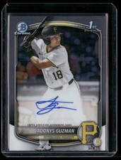 2025 Bowman Draft #CPA-AG Adonys Guzman Chrome Prospect Autographs