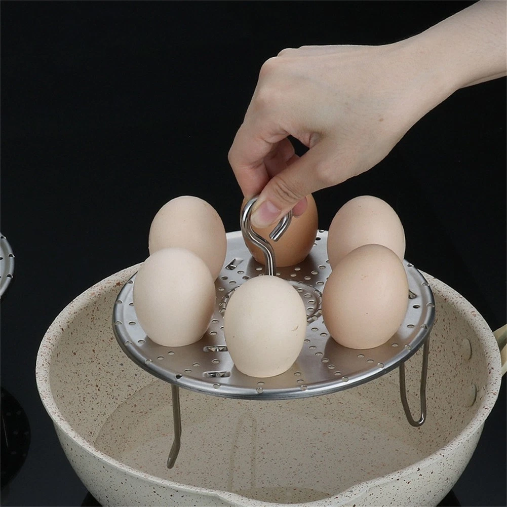 Stainless Steel Egg Steamer Rack Perfect for Family Meals and Gatherings