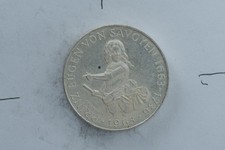 Austria 1963 commemorative silver coin 25 Schilling Prince Eugen vintage