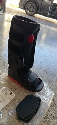 ProCare XCELTRAX Air Large Adjustable Orthopedic Walking Boot Black