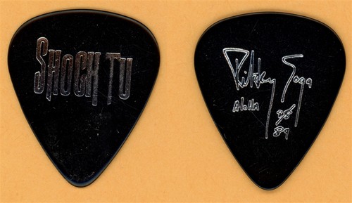 Shock Tu Rikki Soga Vintage Guitar Pick - 1991 US Tour