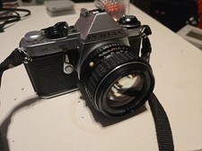 Pentax ME Super 35mm SLR Film Camera  SMC M 50mm f/2 Lens Clean Beautiful Shape