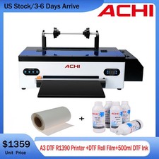 Impresora DTF A3 Cortador de Película Directo a Transferir Película Camiseta Impresión Epson R1390 y Tinta