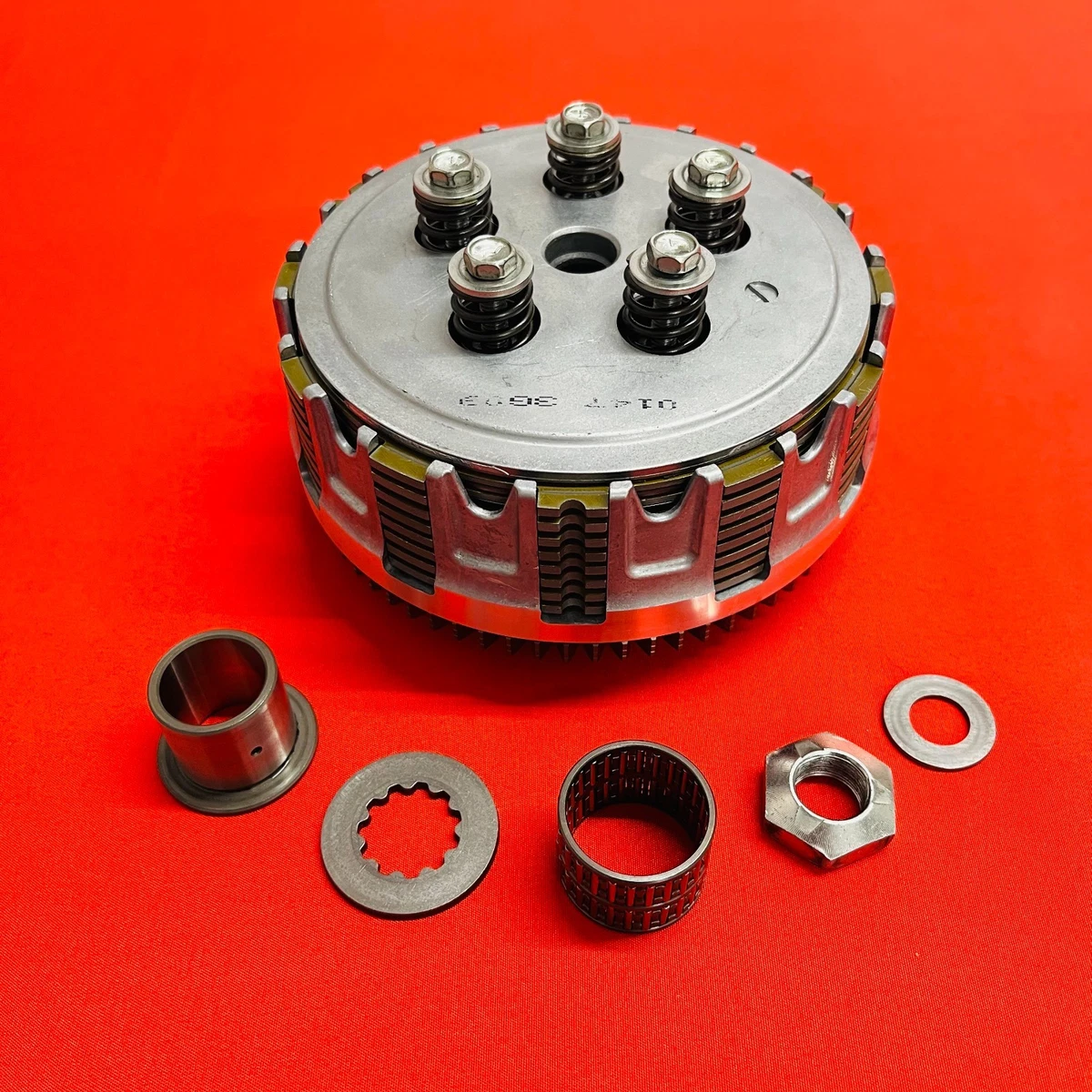 WCCF13-14白黒コンプリート Clutch Friction Plates Kit For Kawasaki Mojave 250 / KFX250 (1989
