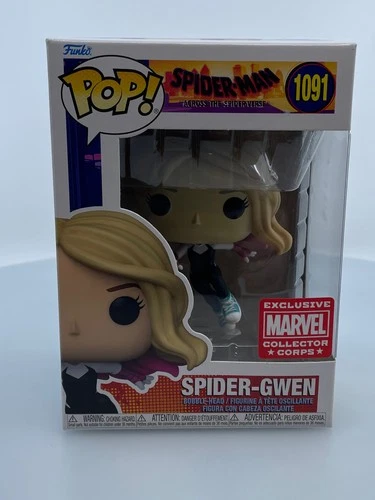 POP Spider-Man Across The Spider-Verse Marvel Collector Corps Exclusive Spider-G