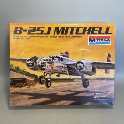 Monogram 5502 B-25J Mitchell 1:48 | Flugzeug Bausatz Vintage 1981 | NEU OVP #10