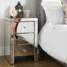 Seville Mirrored Bedroom Collection – 2, 3 ,4 & 6 Drawer Bedside & Chest