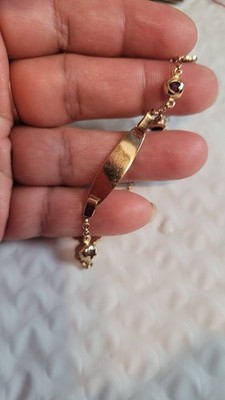 Baby Braclet 14k Gold 6.5 Inches Long