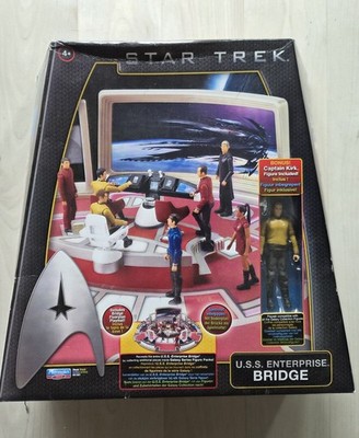 Star Trek Playmates USS Enterprise Brücke Neu und ungeöffnet