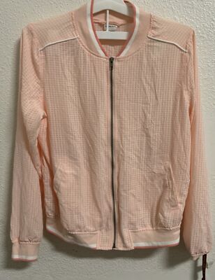 ジャケット　Lサイズ ⚡️Merona Women's Light Bomber Style Jacket - Feather Peach