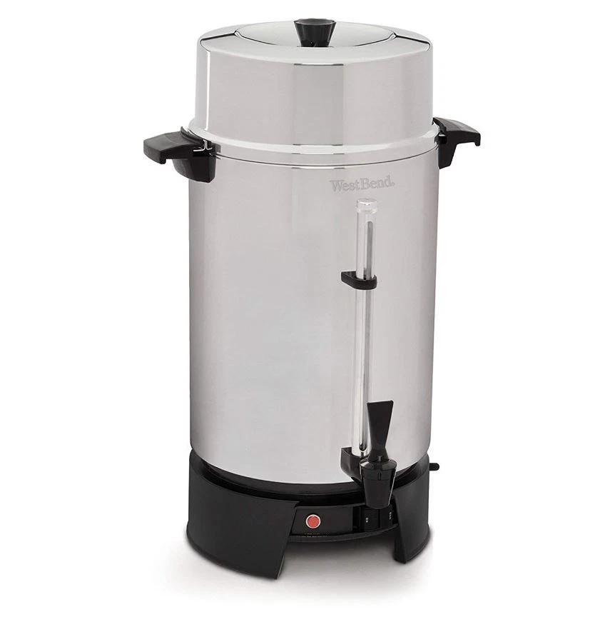 West Bend 100 Cup Silver Coffee Maker Urn