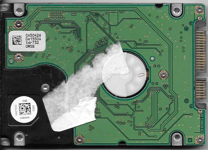 Hitachi HTS541612J9SA00 120GB Sata Hard Drive P/N: 0A50686 MLC: DA1587 - Image 2 of 2