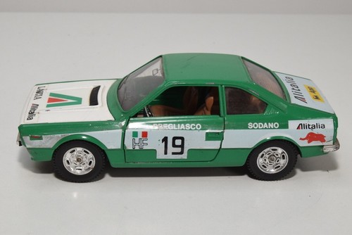 B63 1:25 MEBETOYS 8613 LANCIA BETA COUPE ALITALIA RALLY GREEN EXC. COND. - Foto 2 di 9