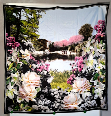 Ted Baker LONDON / Sweat Dream / 100% Seide/SILK/ Handrolled/ 34''(86cm)