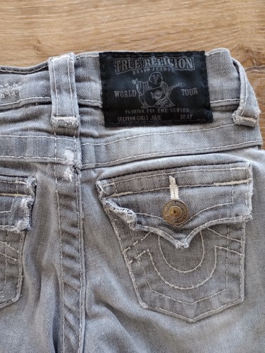 True Religion kids gray jeans (size 4) - Picture 2 of 4