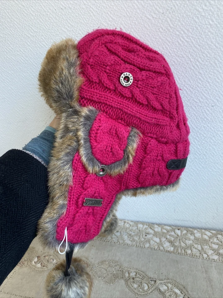 Chapka Barts Rose Chaude Fourrure Hiver Montagne Femme - Photo 3/4