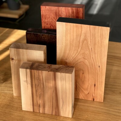 Bastelholz EICHE NUSS KIRSCHE AHORN WENGE KERNBUCHE BIRNE Kantel Drechselholz