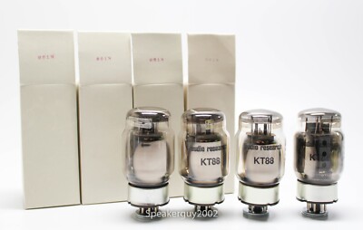 Matched Quad of Audio Research KT88 Tubes -- KT10