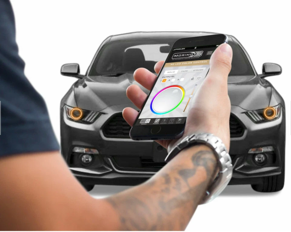 Ford Mustang (15-17): halos ajustados con prisma de perfil (RGB) Foto 3 de 4