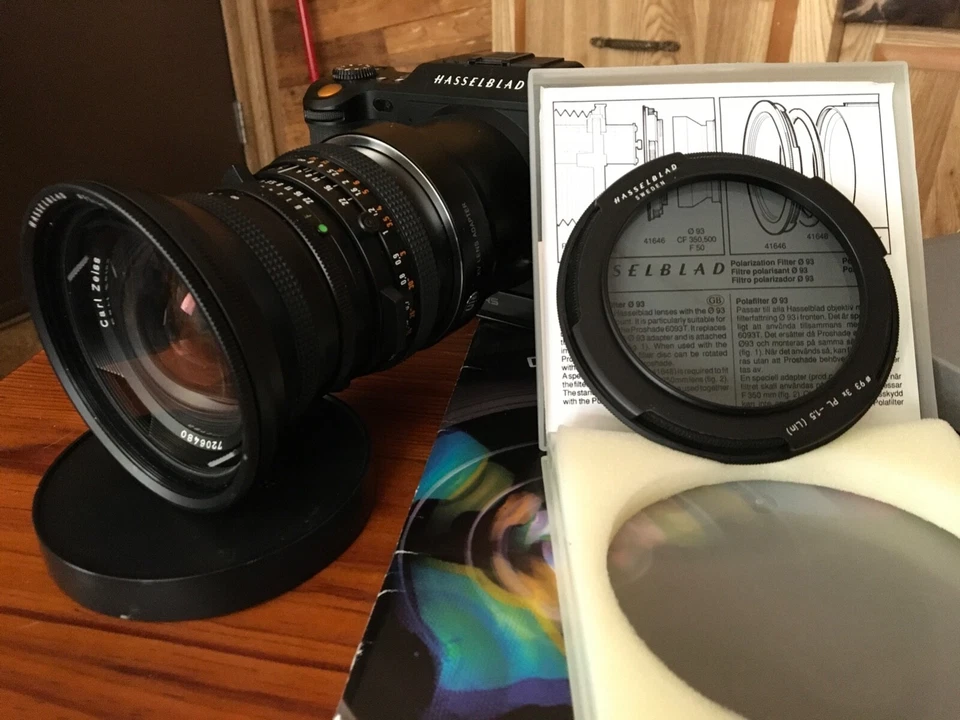 ☆☆[COMO NUEVO] Hasselblad 93mm 3x PL-1.5 Lin PL Filtro Polarizador 41646 Caja Original☆☆ Foto 3 de 4