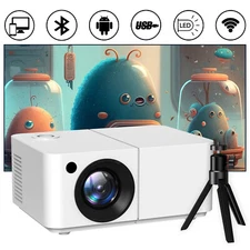 15000 Lumens 4K 1080P Projector 5G WiFi Bluetooth Mini LED Home Theater Cinema