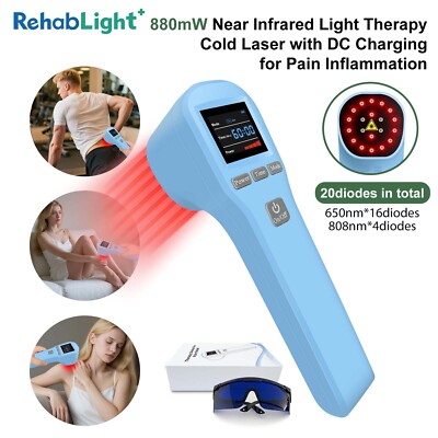 Infrared Cold Laser Therapy Device for Arthritis in Human Pet Targets Knee Pains