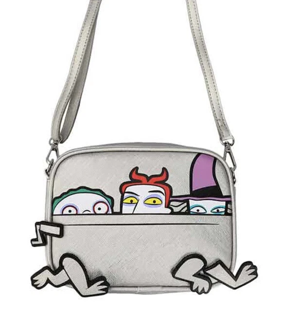 Bolso Bandolera Disney Pesadilla Antes de Navidad LOCK SHOCK AND BARREL Nuevo Foto 3 de 4