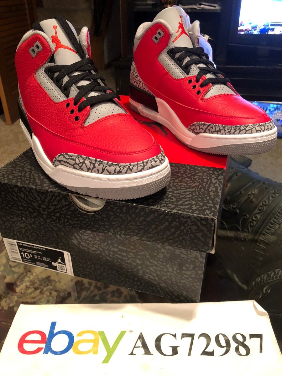 Nike Air Jordan Retro 3 SE Unite Fire Red Mens Size 10.5 