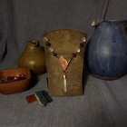 Handmade electroformed dragonfly art nouveau style copper pendant necklace