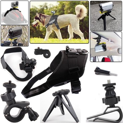 Sports Dog Harness Chest Helmet Mount For Sony Action Cam Fdr X1000vr Hdr Asv Ebay