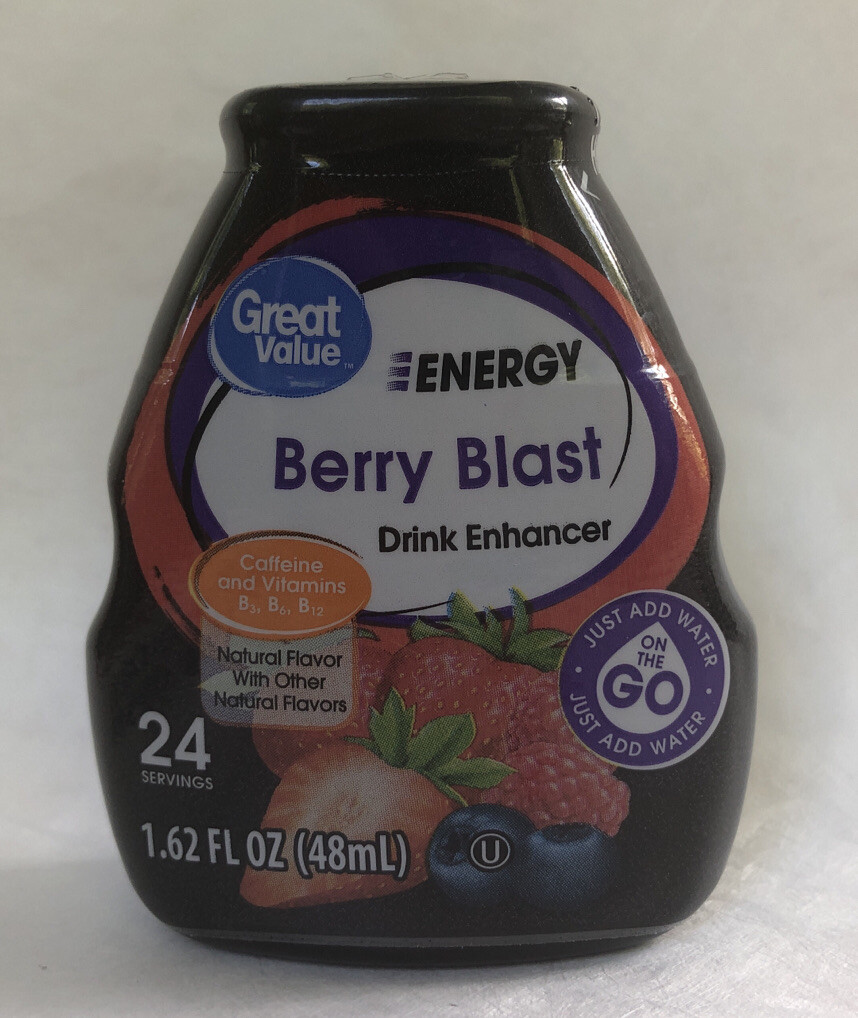 6 Bottles Of Great Value Berry Blast Energy eBay