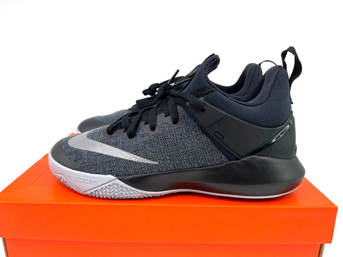 NIKE Womens Zoom Shift Basketball Shoe 917731-001 Black Chrome Grey Size 10 NEW! - 第 5/11 張圖片