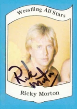 Ricky Morton 1983 Wrestling All Stars Signed Autographed Rookie Card WWF WWE AEW