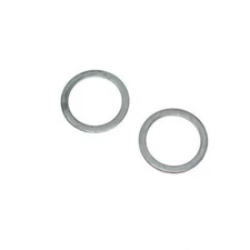 (Pair) Fuel Inlet Fitting Gaskets 9/16" ID Rubber Coated Fits: Holley Carburetor