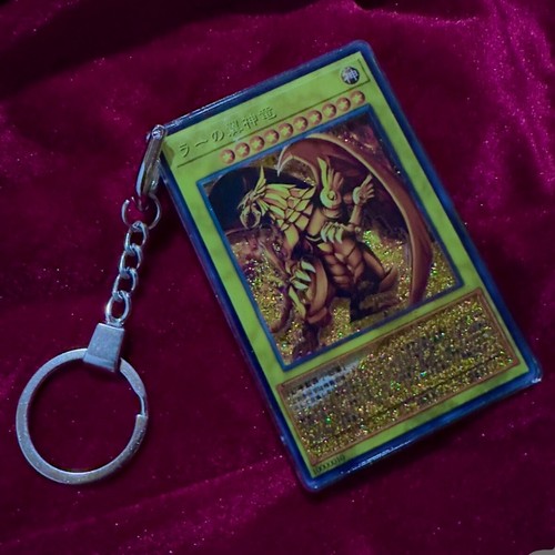 Yu-Gi-Oh! Llavero Brillo Duel Monsters Tarjetas Resina Agitador - Imagen 3 de 3