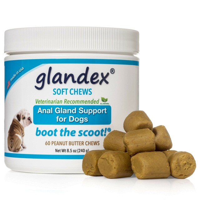 Glandex Soft Chews 60 Count Anal Gland 