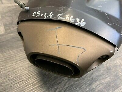 Kawasaki 2005 2006 ZX6R ZX636 Ninja OEM Muffler Exhaust Slip Kawasaki 2005 2006 ZX6R ZX636 Ninja OEM Muffler Exhaust Slip