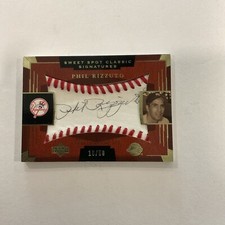 2004 Sweet Spot Classic Signatures Gold / 50 Phil Rizzuto Auto HOF #SSA-45 ⚾️♨️F