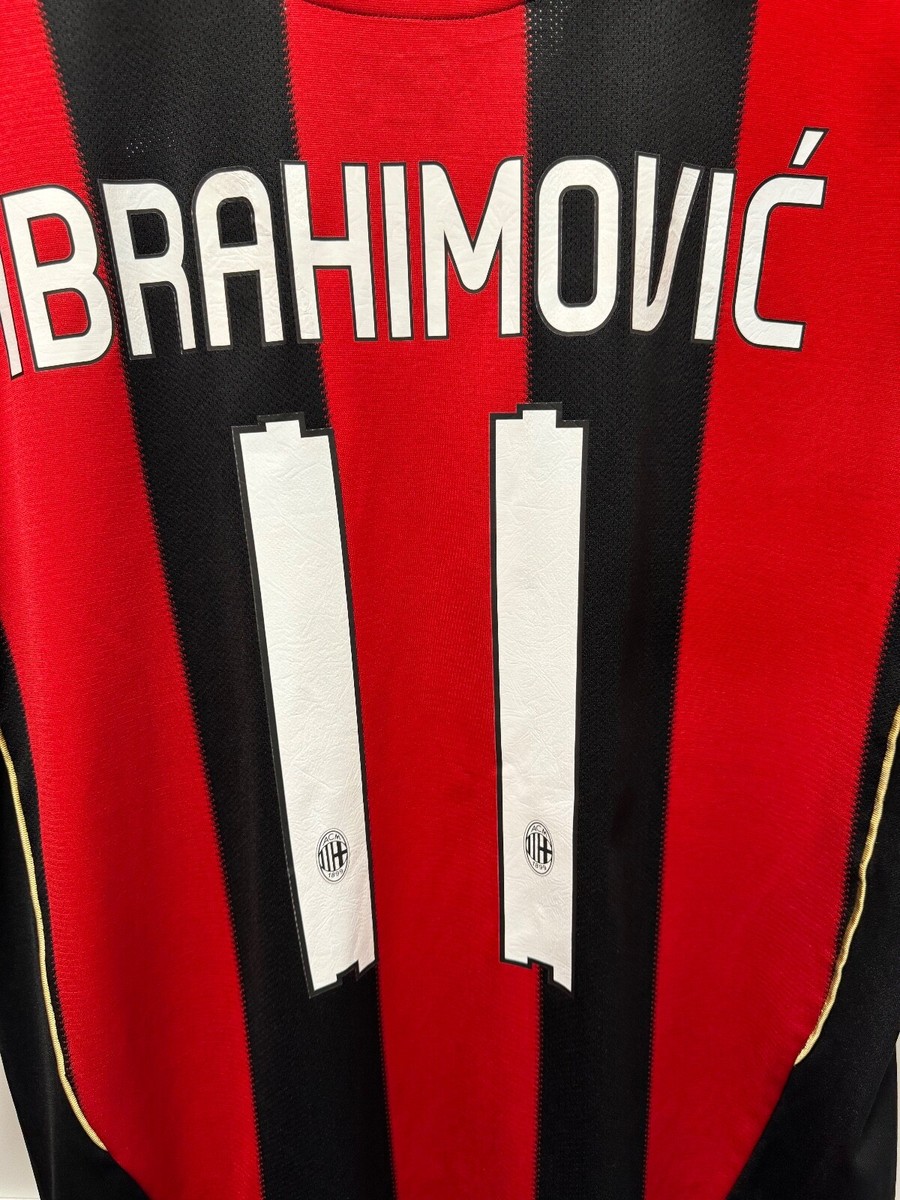 Adidas AC Milan 2010 / 2011 Home Jersey #11 Ibrahimović | eBay
