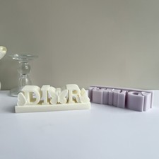 Luxury Brand LOGO Silicone Soap Molds Candle Making Mould DIY Chocolates Mold