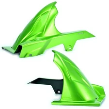 Ermax Fender Hugger Mudguard Candy Lime Green Kawasaki Z750S Z750 2007 - 2012