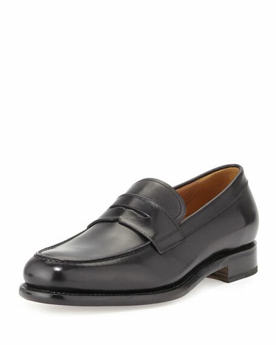 Ferragamo TRAMEZZA Penny Loafers Men's 
