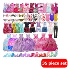35pcs Items For Barbie Doll Jewellery Clothes Set Accessories Dresses Shoes AU